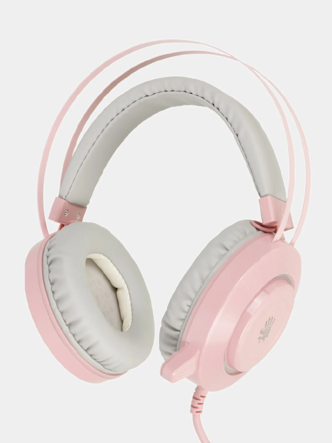 Игровые наушники с микрофоном A4Tech Bloody G521, розовый, 2.3 м, мониторные, USB, G521 Pink