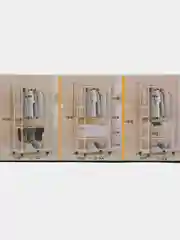 Белый вешалка напольная 3 яруса