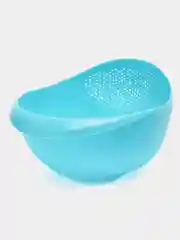 Тёмно-бирюзовый дуршлаг-чаша для слива воды
