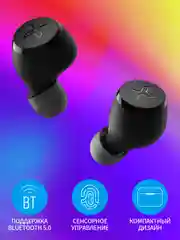 Наушники Edifier X3, Bluetooth, вкладыши, черный