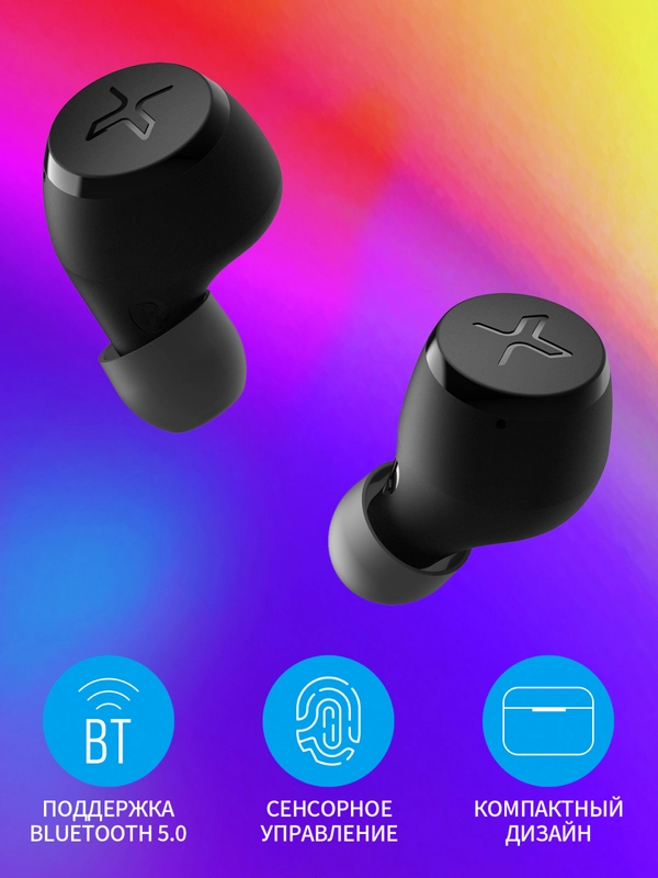 Наушники Edifier X3, Bluetooth, вкладыши, черный