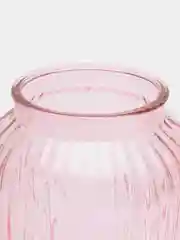 Кораллово-розовый ваза стеклянная