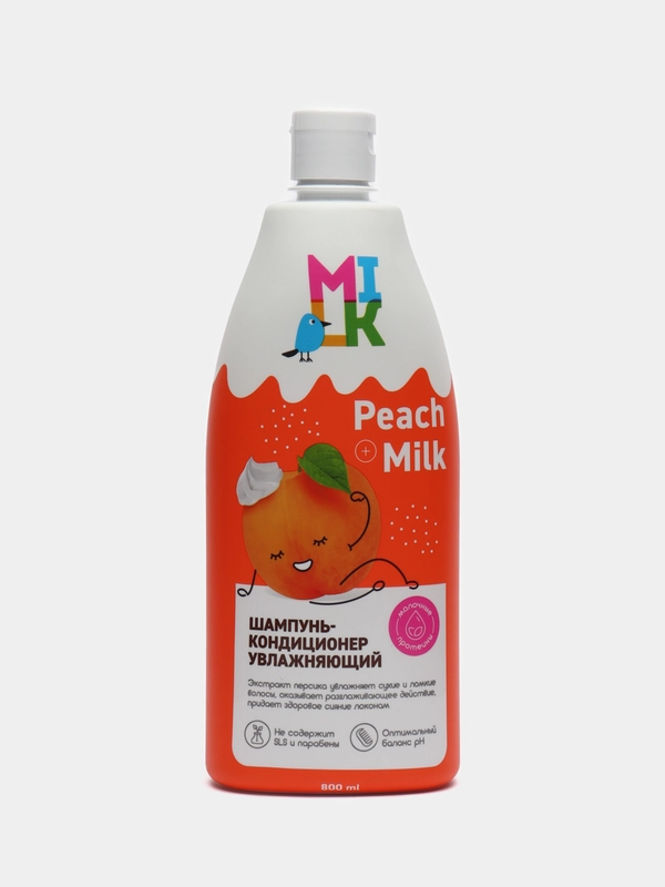 Шампунь-кондиционер увлажняющий "Peach MILK" MILK