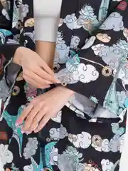 Лазурный хаори, кимоно