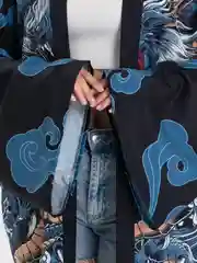 Бирюзовый хаори, кимоно
