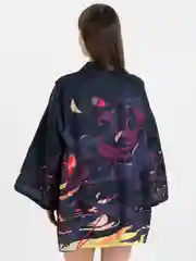Багровый хаори, кимоно