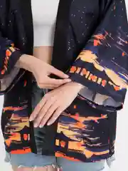 Оранжевый хаори, кимоно