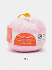 Розовый пряжа Пехорка Ажурная 100% мерсеризованный хлопок 50г 280м