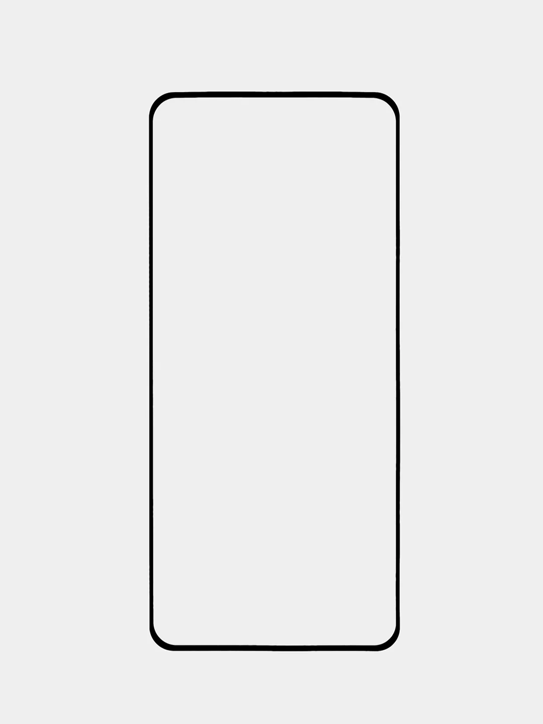 Прозрачный 1-2 шт стекло для Vivo Y36 защитное ROSCO прозрачное олеофобное покрытие с черной рамкой