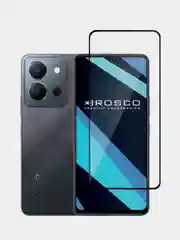Прозрачный 1-2 шт стекло для Vivo Y36 защитное ROSCO прозрачное олеофобное покрытие с черной рамкой