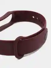 Багровый силиконовый ремешок для фитнес-браслета Xiaomi Mi Band 5 (Ми Бэнд 5)/Mi Band 6 (Ми Бэнд 6)