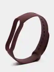 Багровый силиконовый ремешок для фитнес-браслета Xiaomi Mi Band 5 (Ми Бэнд 5)/Mi Band 6 (Ми Бэнд 6)