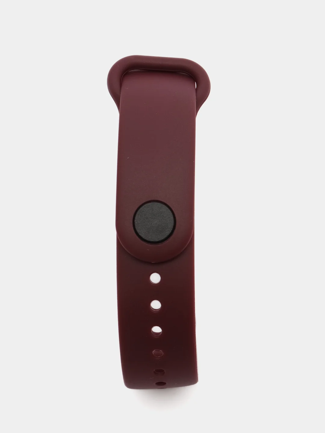 Багровый силиконовый ремешок для фитнес-браслета Xiaomi Mi Band 5 (Ми Бэнд 5)/Mi Band 6 (Ми Бэнд 6)