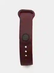 Багровый силиконовый ремешок для фитнес-браслета Xiaomi Mi Band 5 (Ми Бэнд 5)/Mi Band 6 (Ми Бэнд 6)