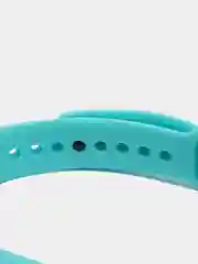 Бирюзовый ремешок Xiaomi Mi Band 3/4 для фитнес браслета (Ми Бэнд 3, Ми Бэнд 4) силиконовый