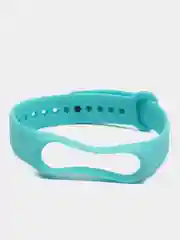 Бирюзовый ремешок Xiaomi Mi Band 3/4 для фитнес браслета (Ми Бэнд 3, Ми Бэнд 4) силиконовый
