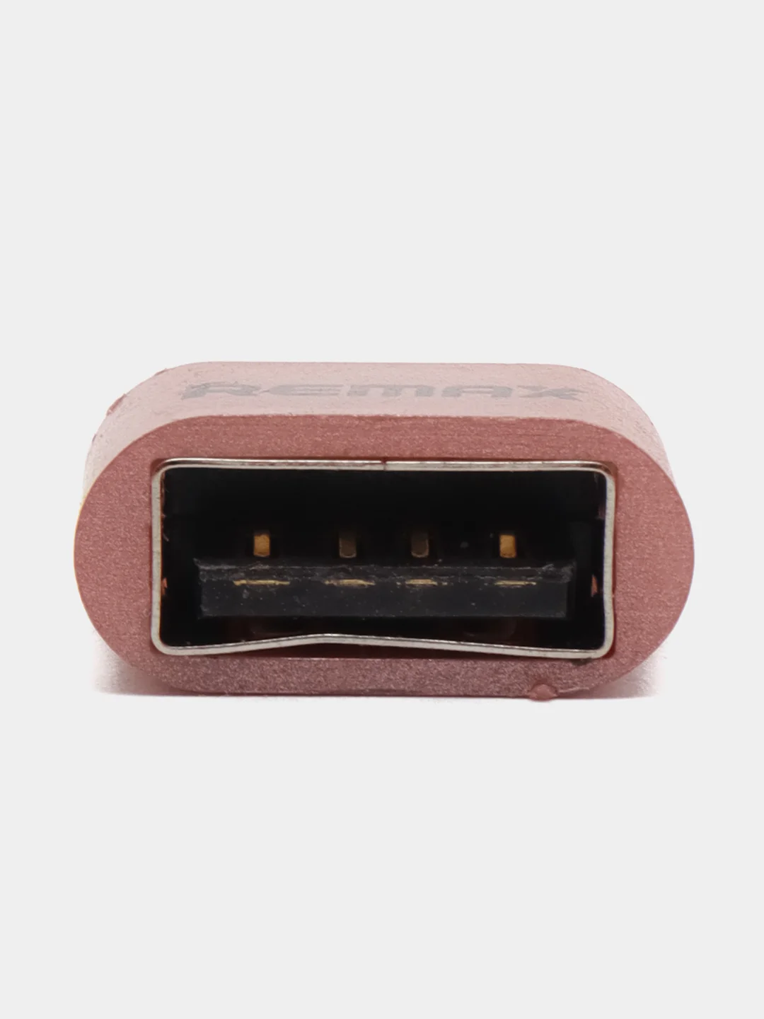 Золотой переходник Remax OTG с USB на micro-USB, USB 2.0