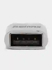 Серебряный переходник Remax OTG с USB на micro-USB, USB 2.0
