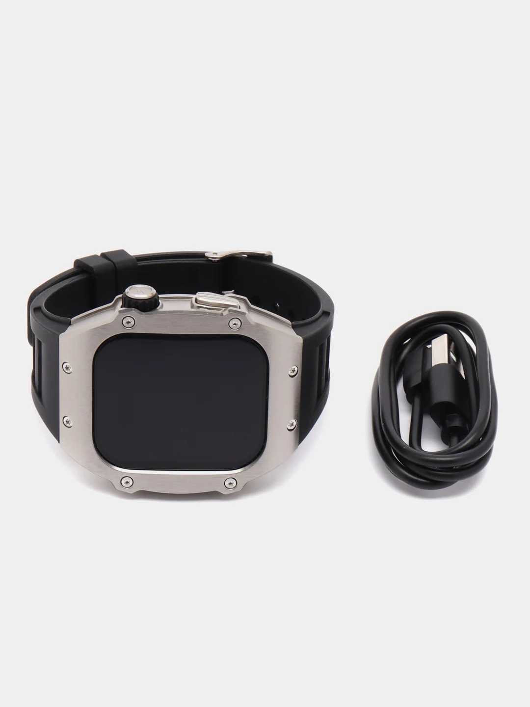 Умные часы BandRate Smart BRSAK55SB с будильником, шагомером
