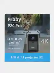 Белый проектор для фильмов Frbby P20 PRO c Wi-Fi, Bluetooth, HD, Android