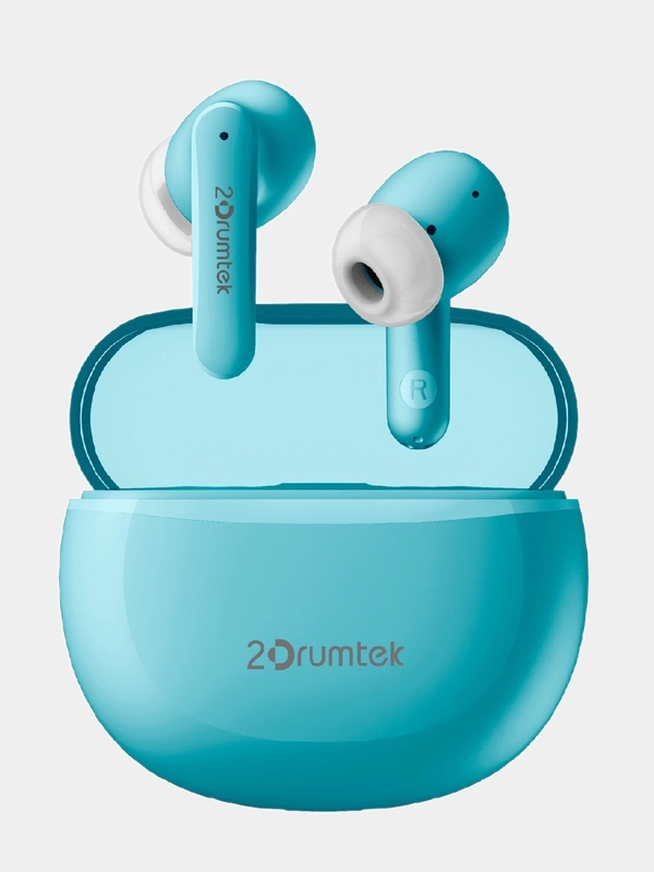Наушники A4TECH 2Drumtek B25 TWS, Bluetooth, вкладыши, синий, b25 icy blue