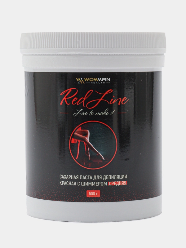 Сахарная паста для шугаринга и депиляции, классич, красная WowMan REDLine Sugar Red 500