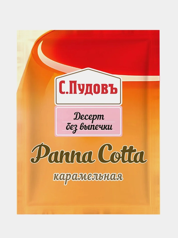 Смесь для приготовления десерта С.Пудовъ "Панна Котта карамельная", 70г