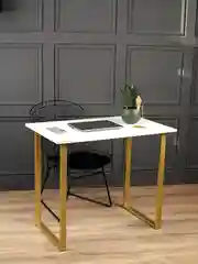 Золотой стол лофт