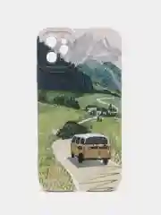 Чехол на айфон 11, с принтом, 8 принтов, чехол для iphone 11, Горы, Река, Море, Рисунок,