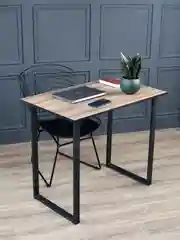 Бордовый стол лофт