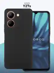 Чехол для Vivo Y27s 5G силиконовый ROSCO матовый/прозрачный тонкий с защитой вокруг камер