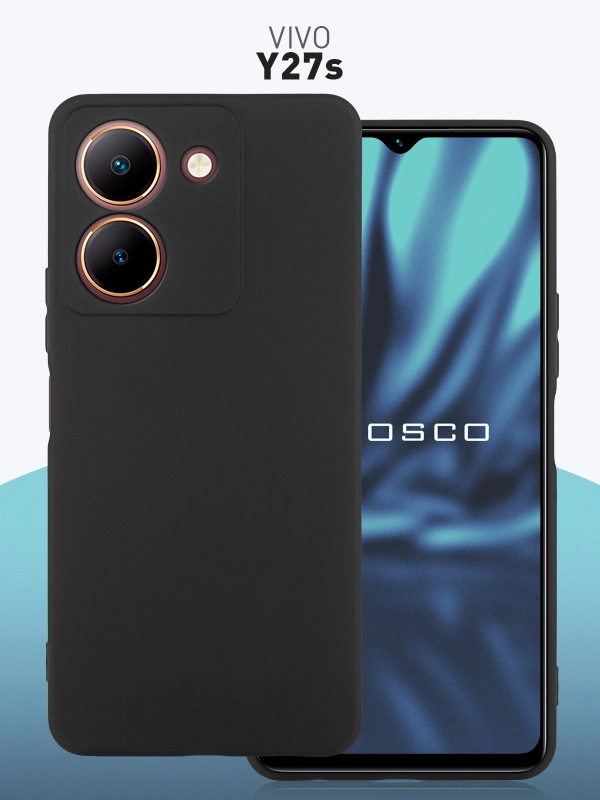 Чехол для Vivo Y27s 5G силиконовый ROSCO матовый/прозрачный тонкий с защитой вокруг камер