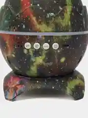 Серый ночник-проектор с аккумулятором, звездное сияние неба "Яйцо дракона", подарок на Новый год