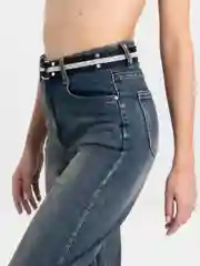 Джинсы женские трубы багги