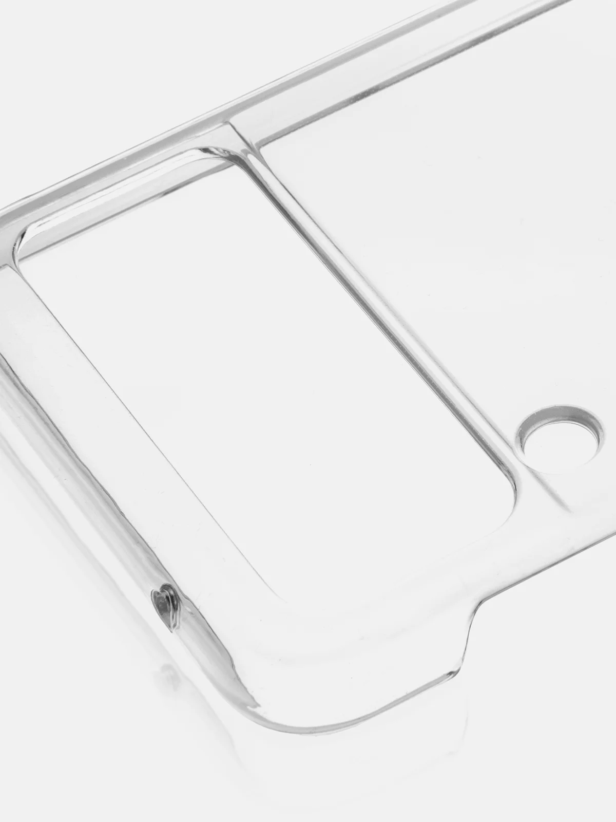Прозрачный складной чехол для Samsung Galaxy Z Flip 3 пластиковый ROSCO прозрачный с защитой камер