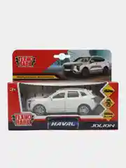 Белый машина "HAVAL JOLION" 12 см, Технопарк, открываются передние двери и багажник, металл