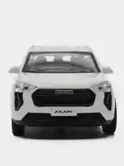 Белый машина "HAVAL JOLION" 12 см, Технопарк, открываются передние двери и багажник, металл