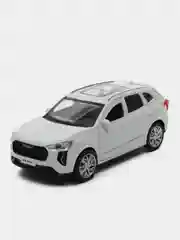 Белый машина "HAVAL JOLION" 12 см, Технопарк, открываются передние двери и багажник, металл