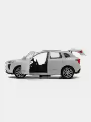 Белый машина "HAVAL JOLION" 12 см, Технопарк, открываются передние двери и багажник, металл