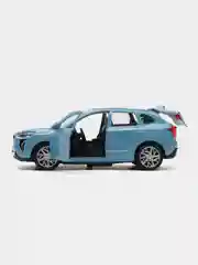 Серый машина "HAVAL JOLION" 12 см, Технопарк, открываются передние двери и багажник, металл