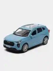 Синий машина "HAVAL JOLION" 12 см, Технопарк, открываются передние двери и багажник, металл