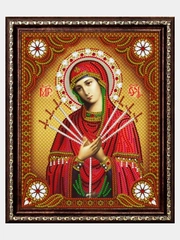 Алмазная мозаика "Иконы", 27 х 33 см, на подрамнике