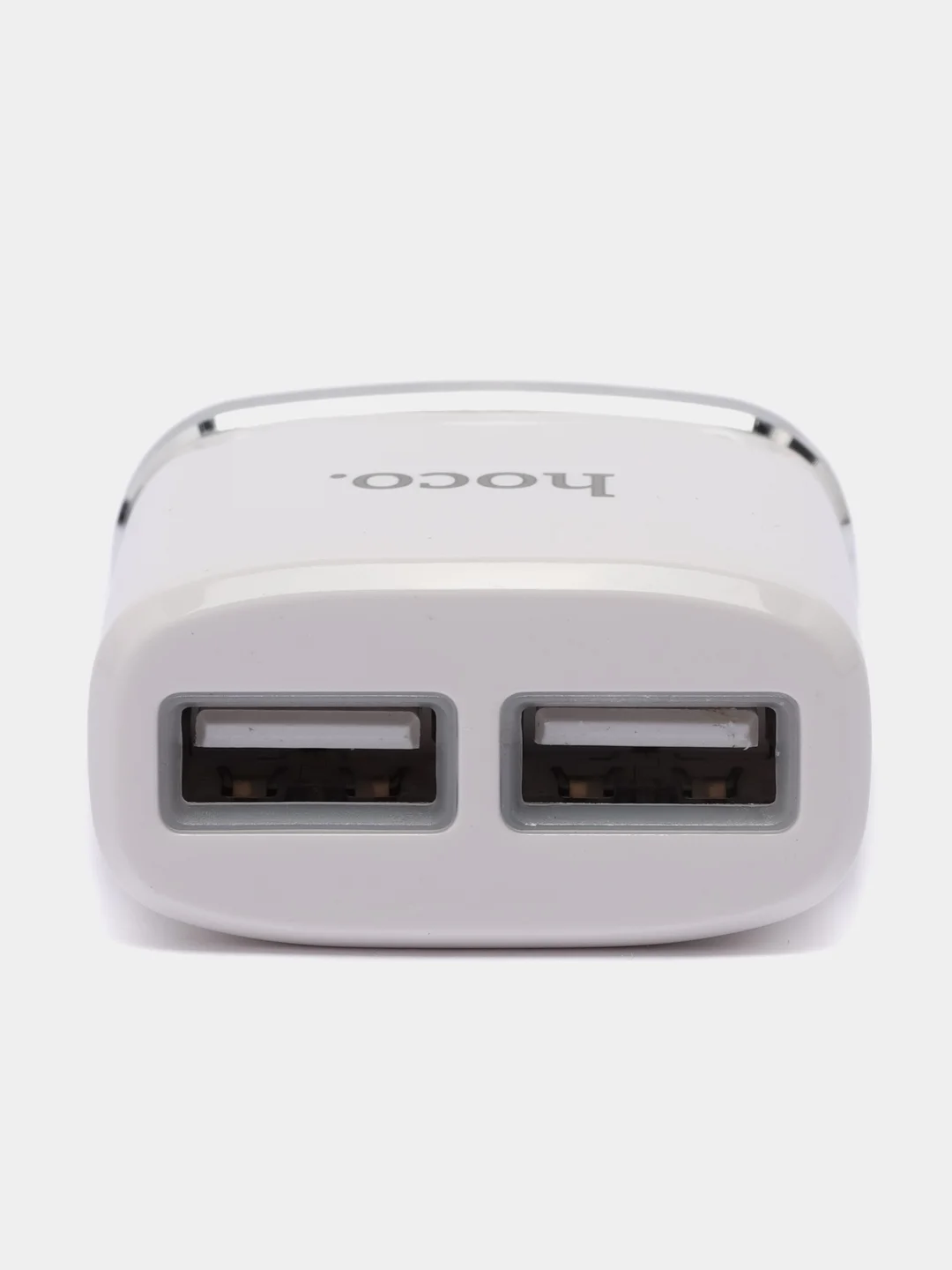 Белый сетевое зарядное устройство HOCO C12, до 2.4A