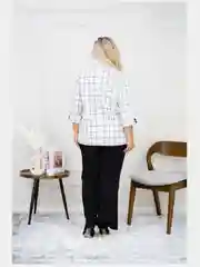 Белый пиджак женский, большие размеры