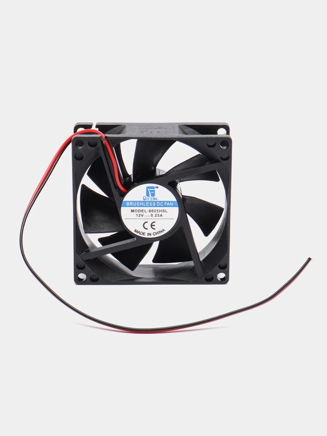 2 шт. Вентилятор 8025 12 вольт 80x80x25 12VDC кулер охлаждения 8 см
