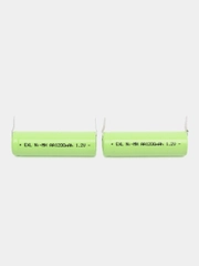 2шт / 4шт Аккумулятор AA Ni-MH никель-металлгидридный 1200mah 1.2V с лепестками для бритвы