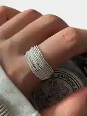 Серебряный кольцо