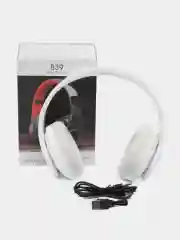 Черный наушники беспроводные Bluetooth, с микрофоном, большие
