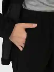 Черный костюм мужской, флисовый