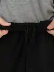 Черный костюм мужской, флисовый